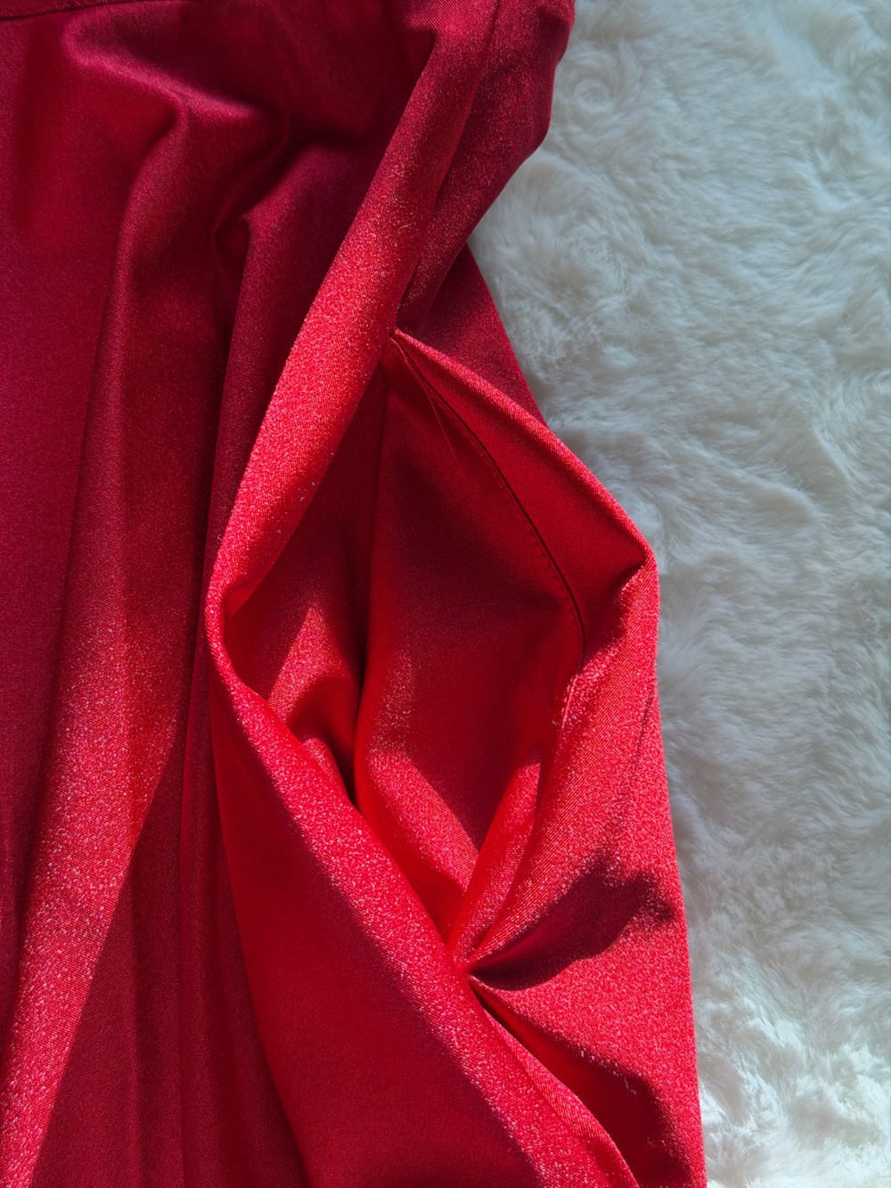City Studio One-Shoulder Scarlet Dress - Picture 6 of 6